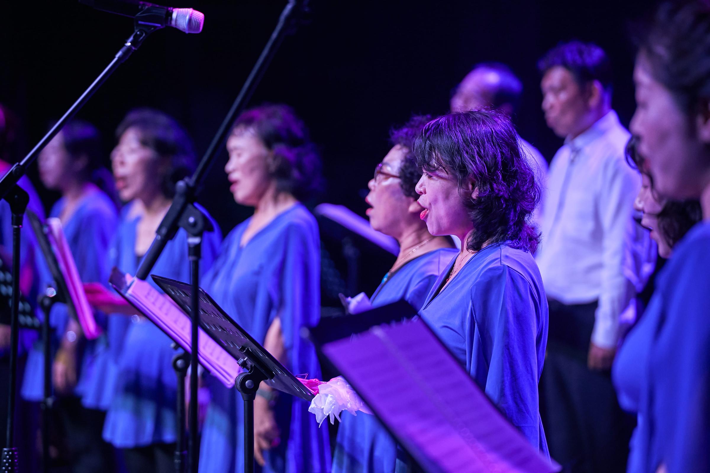 합창단 부대 사진